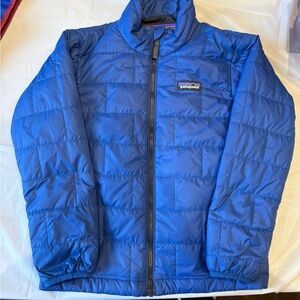 Patagonia Kids Royal Blue Puffer Coat XS